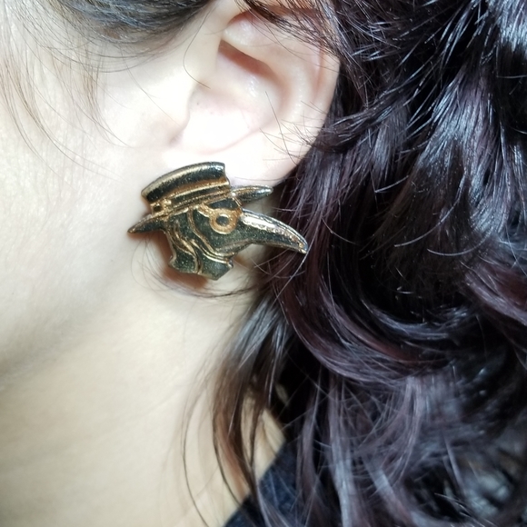 Polymer clay and resin earrings - Picture 6 of 7